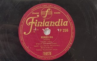 Savikiekko 1956 - Reijo Kallio - Finlandia P 256