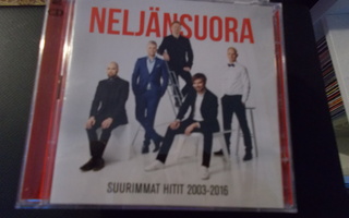 2-CD NELJÄNSUORA ** SUURIMMAT HITIT 2003-2016 **