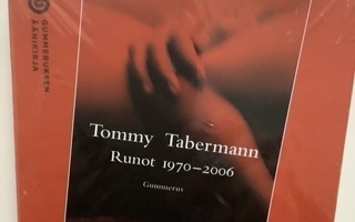 TOMMY TABERMANN:RUNOT 1970-2006 (ÄÄNIKIRJA) UUSI MUOVEISSA