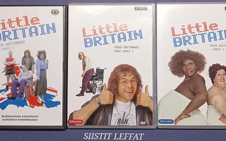 [SIS.PK!] 6 DVD) Pikku-Britannia: Little Britain - KAUSI 1-3