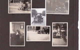 6 Valokuvaa Kiva Auto NASH Moottoripyörä Ariel 1931-l 5x7 cm