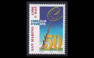 San Marino 1838 ** Euroopan neuvosto 50v (1999)
