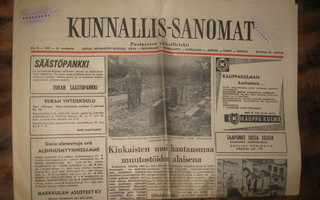 Sanomalehti  Kunnallis-Sanomat  24.8.1967