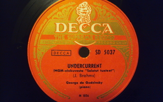 78 rpm Undercurrent/Jäähyväiset pianolle