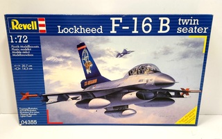 Revell Lockheed F-16B Twin Seater 1:72 pienoismalli