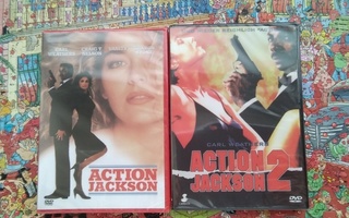 Action Jackson & Action Jackson 2 dvd 1988 Carl Weathers uus