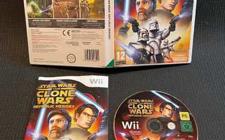 Star Wars The Clone Wars - Republic Heroes Wii - CiB