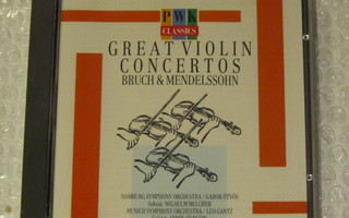Great Violin Concertos • Bruch & Mendelssohn CD