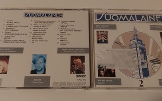 SUOMALAINEN 2 CD 1991 Juice Eppu Normaali Yö Popeda Hector