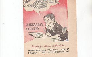 Veikkaus, ohjeet 1940, Paavo Nurmi teki vihjeet.