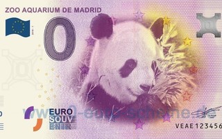 *0-EURO*ESPANJA 2018*ZOO AQUARIUM MADRID*AITO EURO-SETELI*