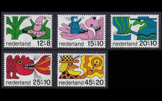 Alankomaat 905-9 ** Voor het Kind satuhahmoja (1968)
