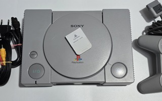 Ps1 konsoli + 3 peliä