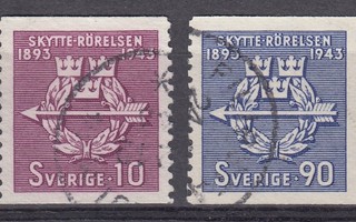 Ruotsi 1943 Fa 347A, 348 Kivääriliitto 50 v.