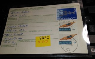 Lusi - Virrat Pakettikortti 1987 PK600/7