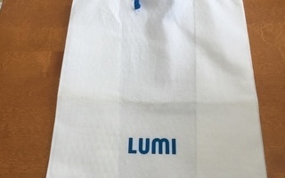 LUMI-laukun suojapussi/dustbag, valkoinen, bambu kuitua