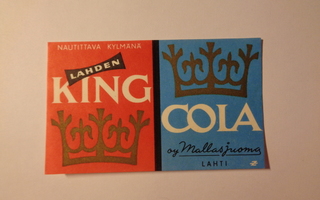 Etiketti - Lahden King Cola