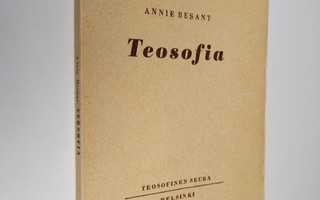 Annie Besant : Teosofia