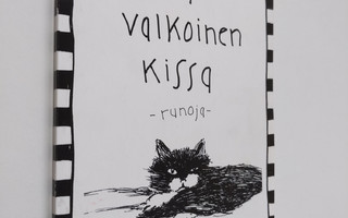 Eeva Kontiokari : Mustavalkoinen kissa (signeerattu)