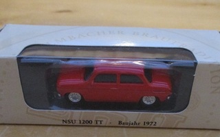 NSU 1200 TT Sedan 2 door Red 1972 Grell Modell EKU 1:66