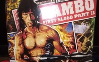 BLU-RAY RAMBO FIRST BLOOD PART II ( UUSI) SIS POSTIKULU