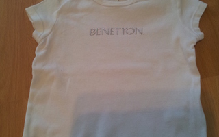 #### Benetton t-paita x2 koko 90cm ###