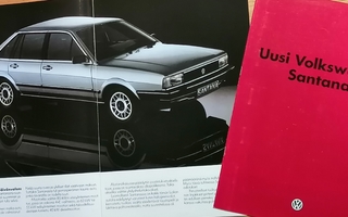 1982 VW Santana esite - KUIN UUSI - suomalainen