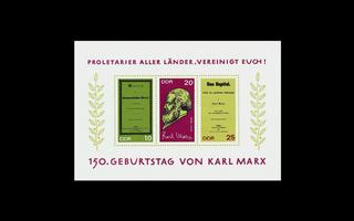 DDR 1365-8BL27 ** Karl Marx (1968)