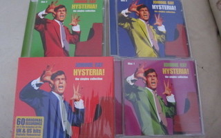3CD BOX JOHNNIE RAY - HYSTERIA! 2004