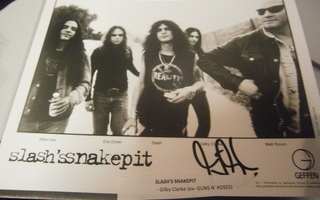 SLASH SNAKEPIT B/W PROMOKUVA CLARKEN NIMMARILLA