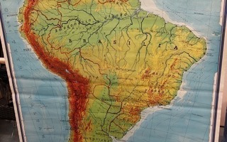 Etelä-Amerikka kartta