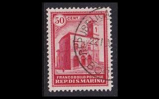 San Marino 176 o Postitoimisto 50 C (1932)