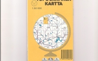 Topografinen kartta 1:50 000 Vaalajärvi