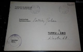 Turku IS-Keskus VPK Suojeluvalvoja 1944 Käsky 16