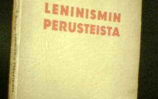 J. Stalin: Leninismin perusteista (1.p.1945) Sis.pk:t