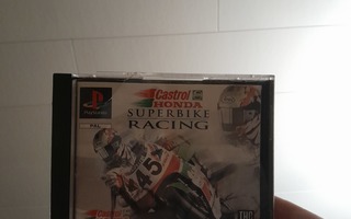 Sony PlayStation 1 CASTROL HONDA Superbike Racing peli