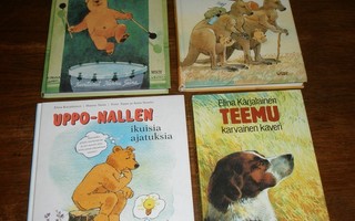 UPPO-NALLE jne Elina Karjalainen 4 kirjaa (yhteishinta)