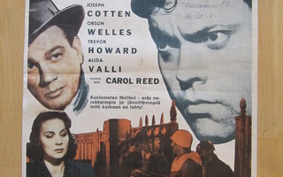 Elokuvajuliste: Kolmas mies (Orson Welles)