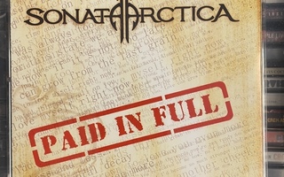 SONATA ARCTICA - Paid In Full cd-single (3 biisiä)
