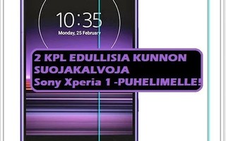 Sony Xperia 1 - 2 kpl/huuto kunnon suojakalvoja