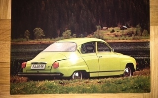 Postikortti Saab 96, 1975, kuva