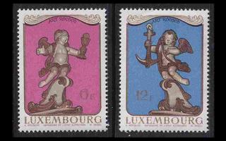 Luxemburg 994-5 ** Arkkitehtuuri rokokoo (1979)