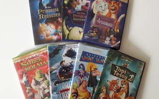 Lasten leffapaketti 3, Disneyn leffat - 7 Kpl. -  DVD