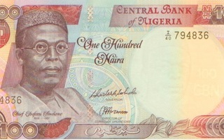 Nigeria 100 naira 1987