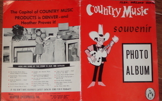 Country Music Souvenir PHOTO ALBUM 1967
