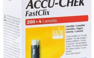 Accu-Chek Fastclix lansetit, 204 kpl pakkaus
