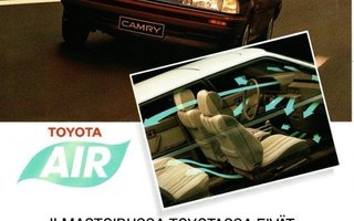 Toyota ilmastointi -esite, 1987