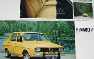 1973 Renault 12 TS esite - KUIN UUSI - suomalainen