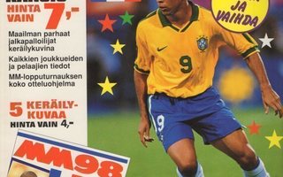 MM-Kisat 1998  Jalkapallo  Keräilykansio.