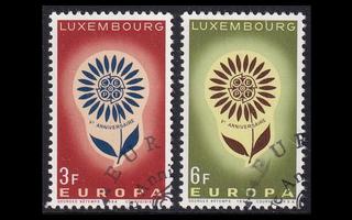 Luxemburg 697-8 o Europa (1964)